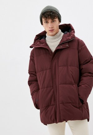 Куртка утепленная Marks & Spencer. Цвет: бордовый